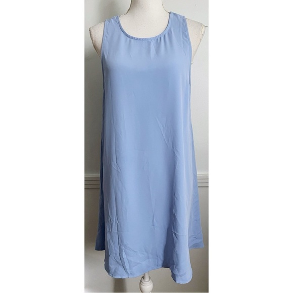 Amanda Uprichard for Le Tote • Light Blue Sleeveless Swing Dress - Picture 2 of 6